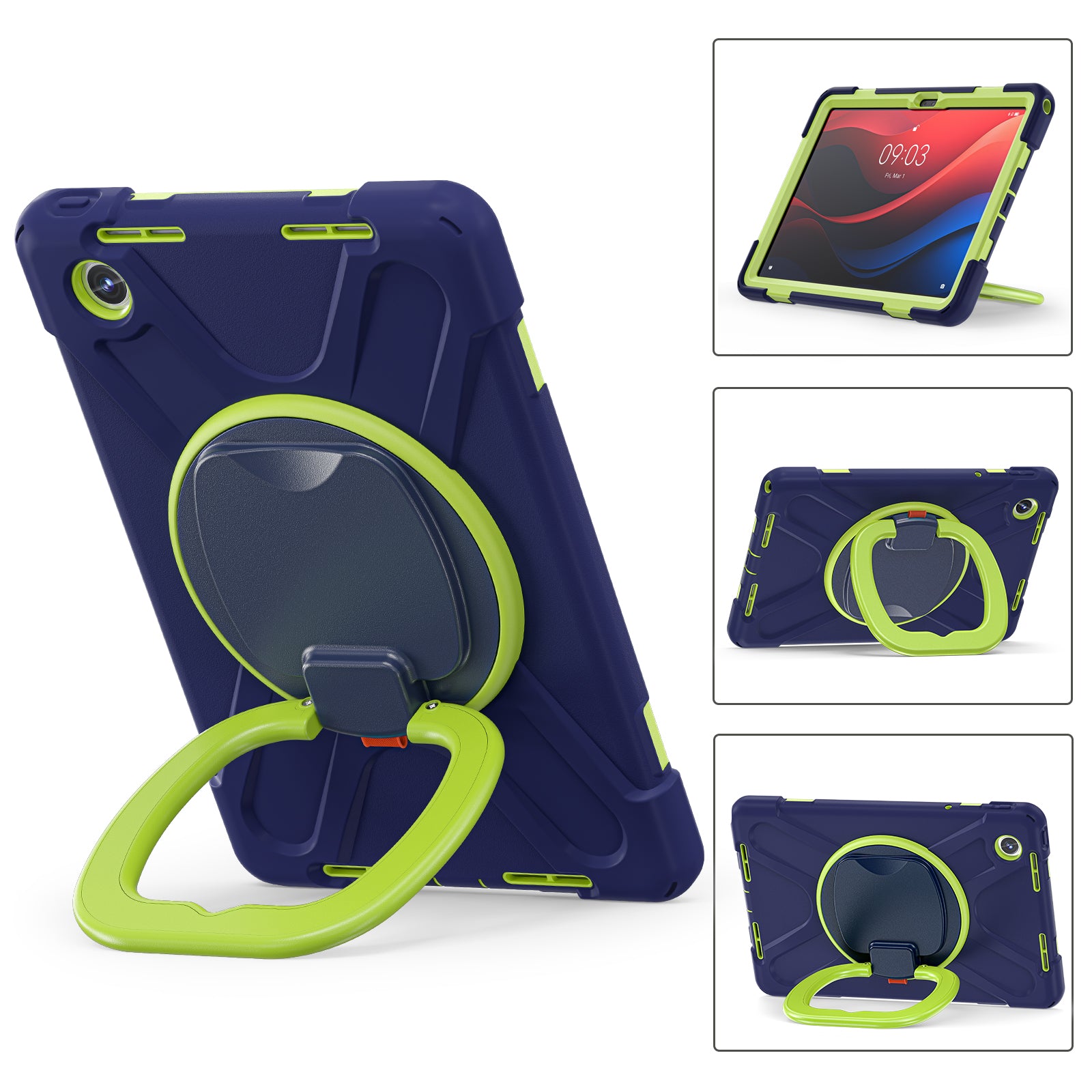 For Lenovo Tab M11 / Xiaoxin Pad 11 2024 TB-330FU 331FC Case Kickstand PC+Silicone Tablet Cover For Lenovo Tab M11 / Xiaoxin Pad 11 2024 TB-330FU 331FC Case Kickstand PC+Silicone Tablet Cover